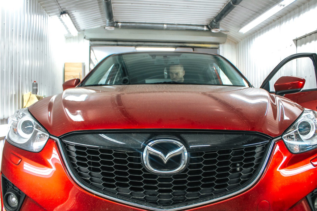 Комплексная защита Mazda CX5 с системой KeyLess | Призрак 830 BT на Mazda CХ5 с KeyLess