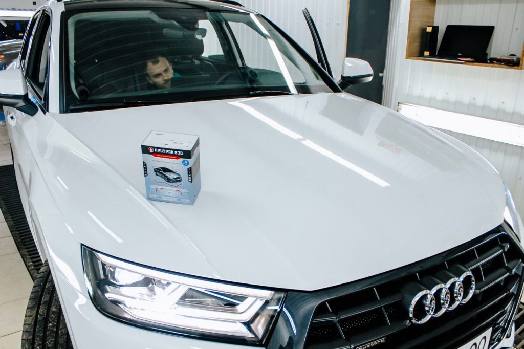 Противоугонный комплекс на Audi Q5 | Установка Призрак 830 BT на Audi Q5