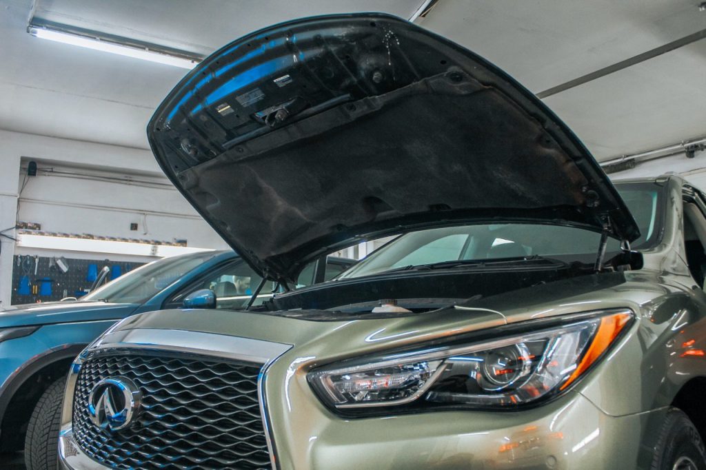 Противоугонная система на Infinity QX 60 | Установка Призрак 830 BT на Infinity QX 60