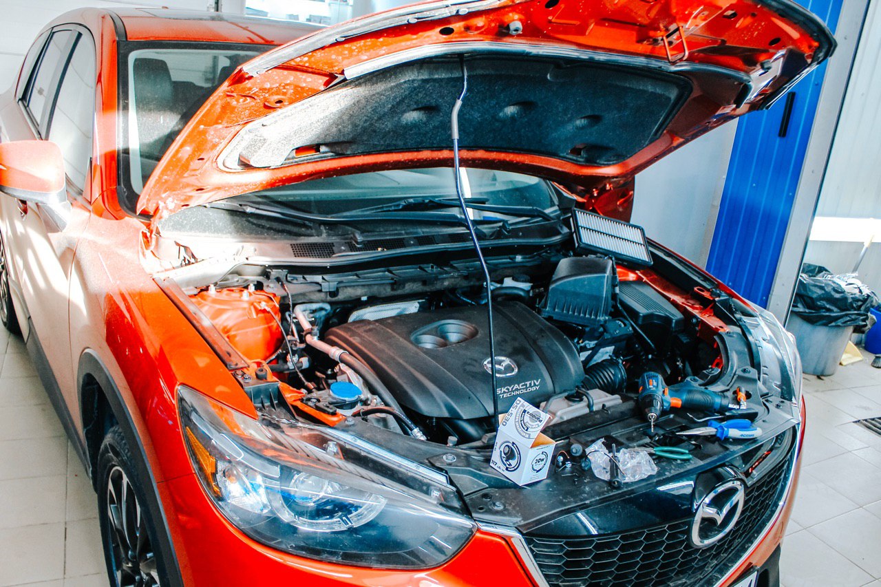 Надежный охранный комплекс от угона на Mazda CX-5 | Защита Mazda CX-5 с помощью системы Pandora DX9 X BT