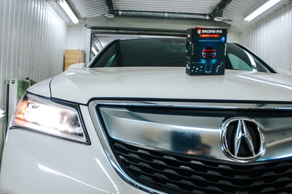 Надежный противоугонный комплекс на Acura MDX | Установка Призрак 840BT на Acura MDX