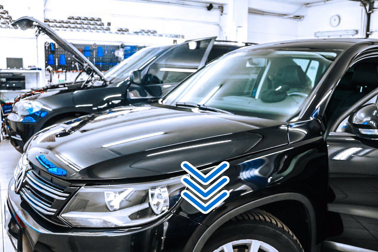 Профессиональный противоугонный комлпекс на новый Volkswagen Tiguan | Установка автосигнализации Призрак 830 BT на Volkswagen Tiguan