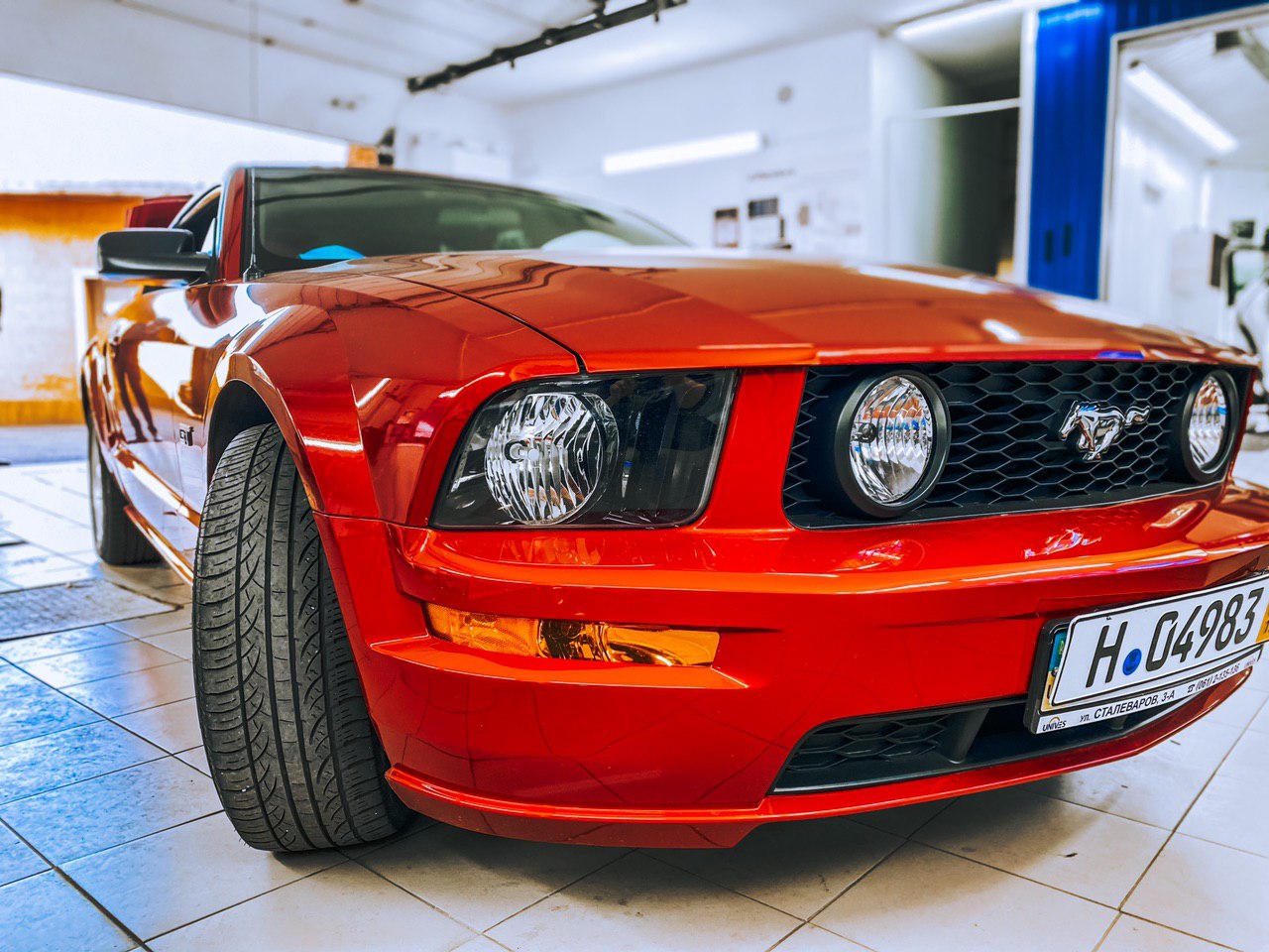 Защита от угона Ford Mustang GT | Установка автосигнализации Прирак 830 BT на Ford Mustang GT