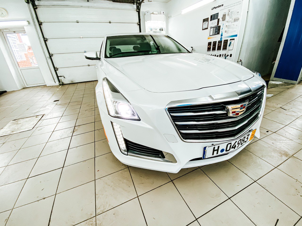 Защита от угона Cadillac CTS | Установка сигнализации Призрак 830 BT Сadillac CTS