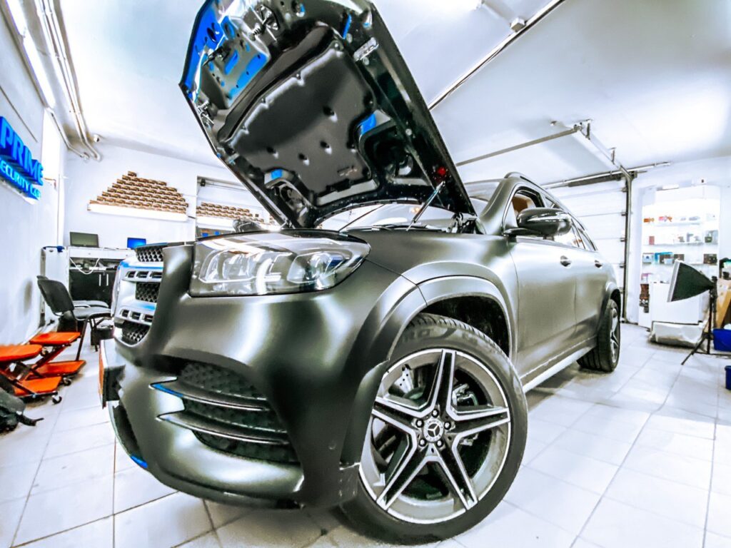 Защита от угона Mercedes GLS 2020 | Установка сигнализации Призрак 840 BT на Mercedes GLS 2020
