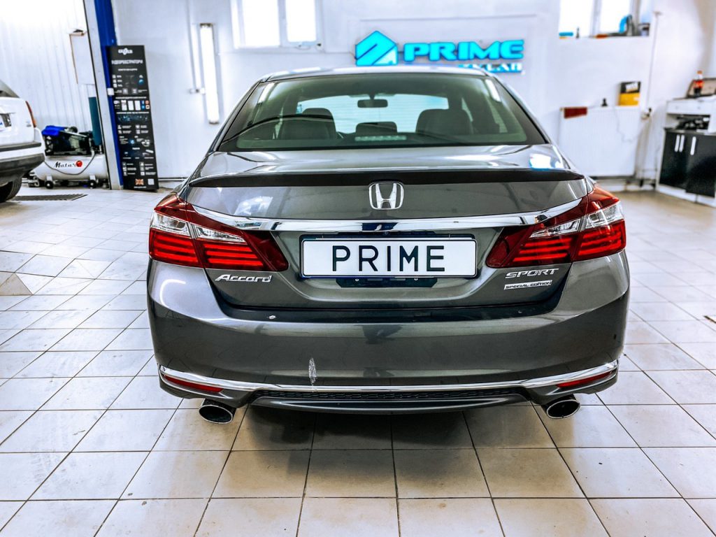 Защита от угона Honda Accord Sport | Установка сигнализации Призрак 840 BT на Honda Accord Sport