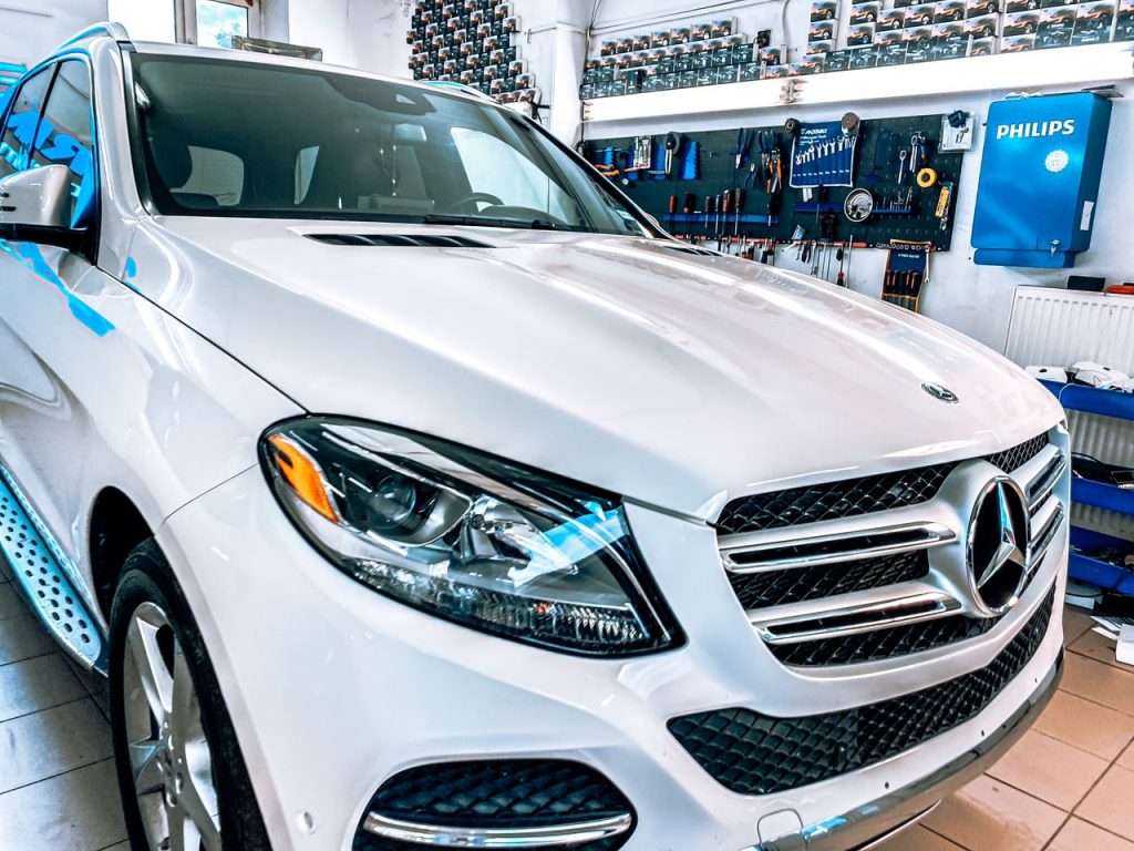 Защита от угона Mercedes GLE 350 | Установка автосигнализации Призрак 830 BT На Mercedes GLE 350