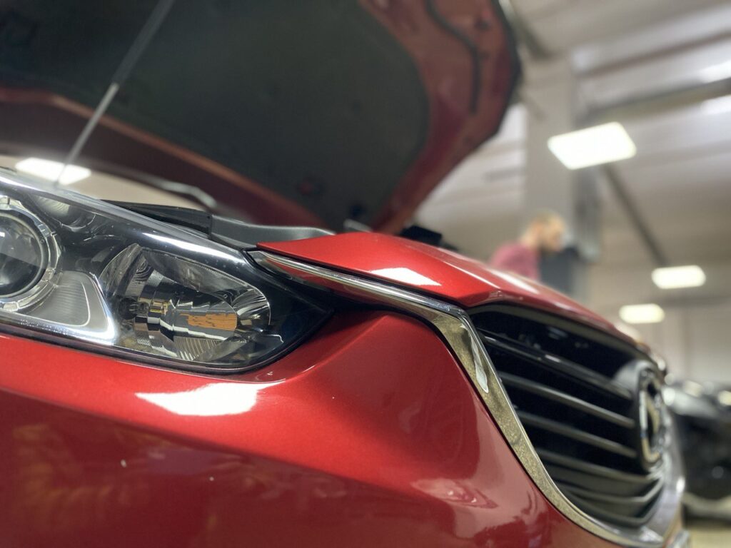 Защита от угона Mazda 6 | Установка сигнализации Призрак 830 BT на Mazda 6