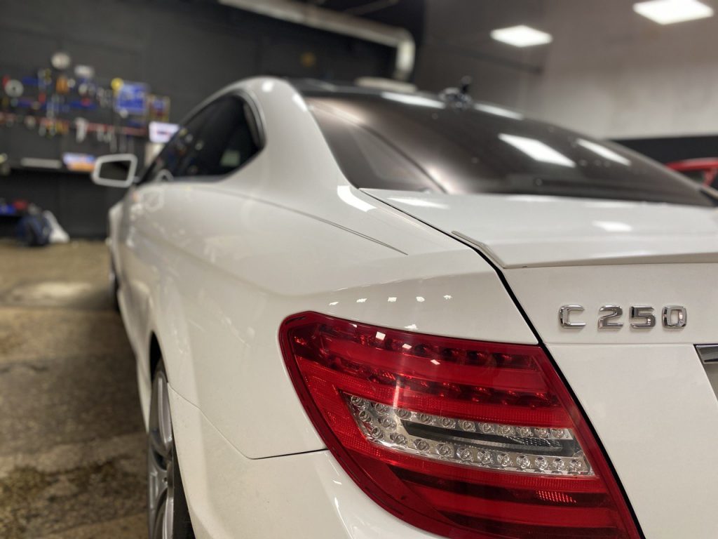 Защита От Угона Mercedes C250 | Установка Автосигнализации Автосигнализации Призрак 830 BT Mercedes C250