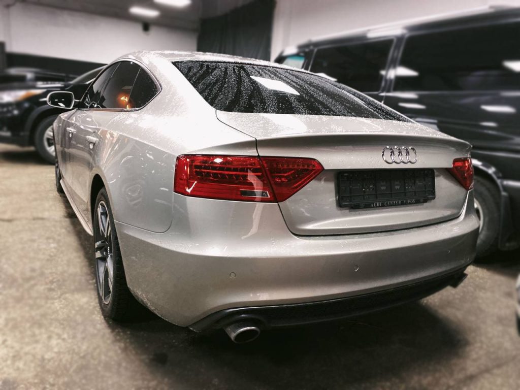 Защита от угона Audi А5| Установка сигнализации Призрак 830 ВТ на Audi А5