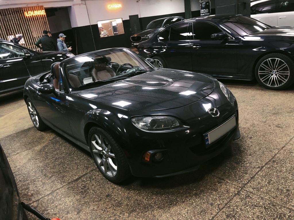 Защита от угона Мазда MX-5 | Установка автосигнализации Призрак на Mazda MX-5