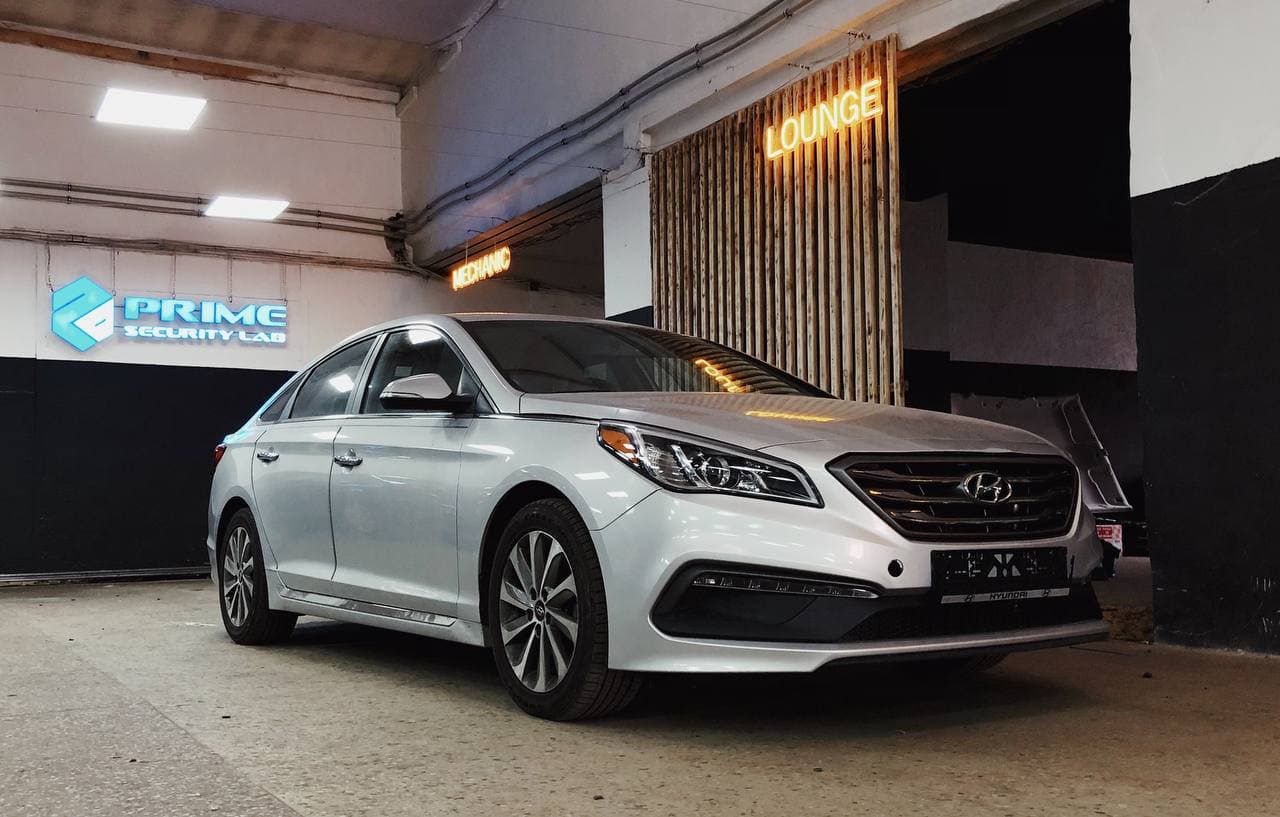 Защита от угона Hyundai Sonata Sport | Автосигнализация Призрак на Хюндай Соната Спорт