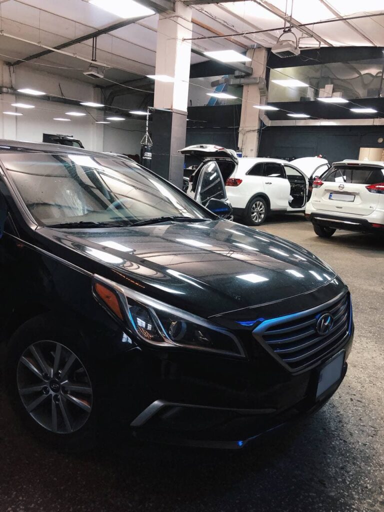 Головное устройство на Hyundai Sonata