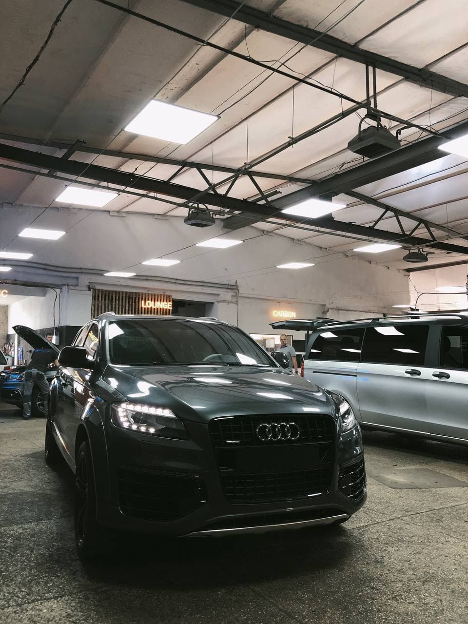Новое головное устройство на Audi Q7