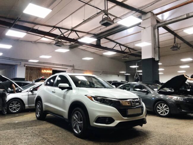Защита от угона и шумоизоляции на Honda CR-V