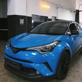 Установка парктроников и камеры заднего вида на Toyota C-HR
