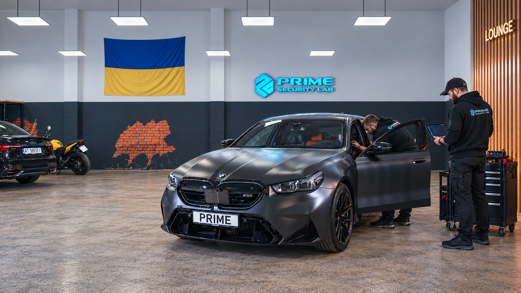 Дооснащение BMW в центре Prime Security Lab